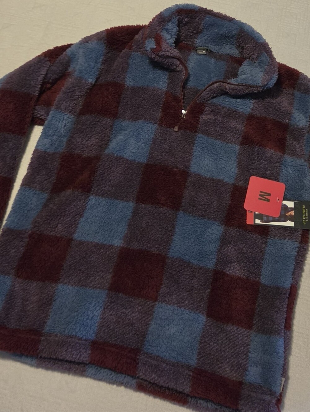 NWT Eddie Bauer Women's Ultra Soft Plush Fleece Pullover, Size Medium